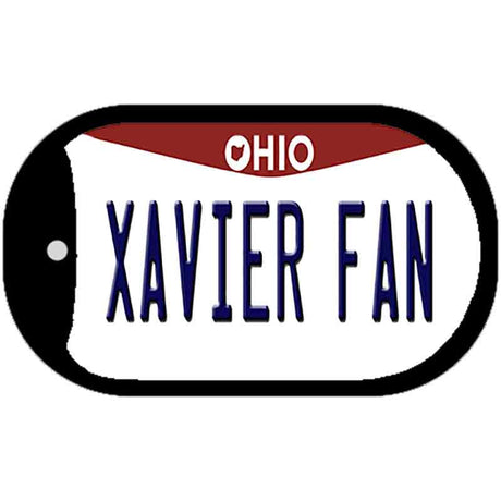 Xavier Fan Novelty Metal Dog Tag Necklace DT-12969