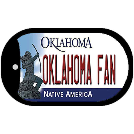 Oklahoma Fan Novelty Metal Dog Tag Necklace DT-12974