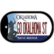 Go Oklahoma State Novelty Metal Dog Tag Necklace DT-12977