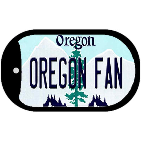 Oregon Fan Novelty Metal Dog Tag Necklace DT-12982