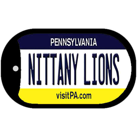 Nittany Lions Novelty Metal Dog Tag Necklace DT-12990