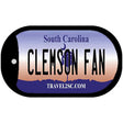 Clemson Fan Novelty Metal Dog Tag Necklace DT-13010