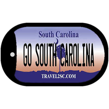 Go South Carolina Novelty Metal Dog Tag Necklace DT-13013