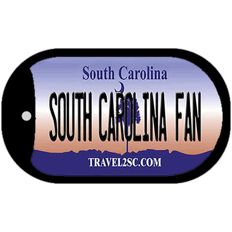 South Carolina Fan Novelty Metal Dog Tag Necklace DT-13014