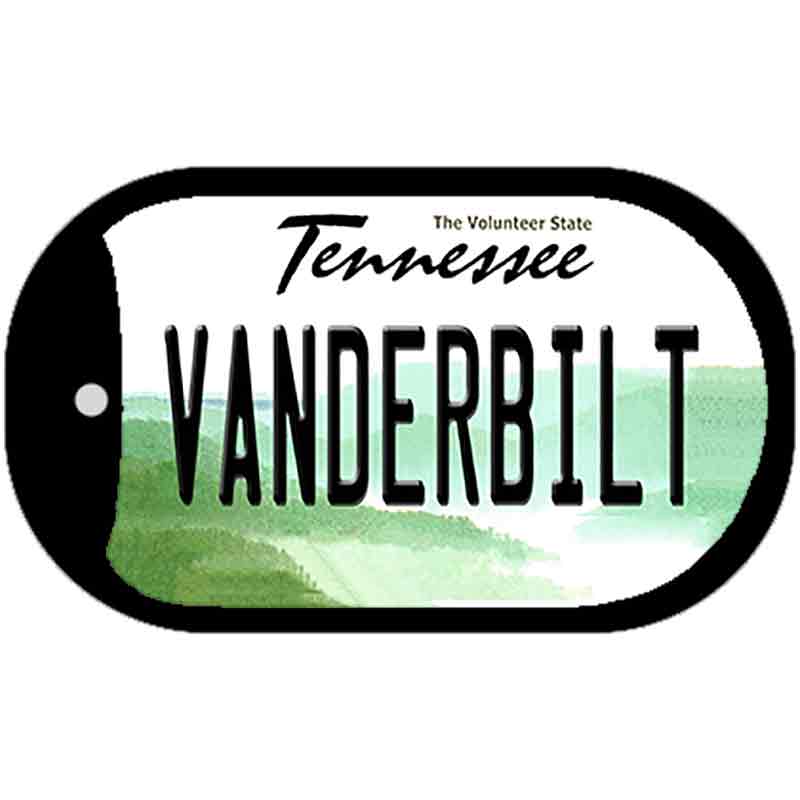 Vanderbilt Novelty Metal Dog Tag Necklace DT-13027