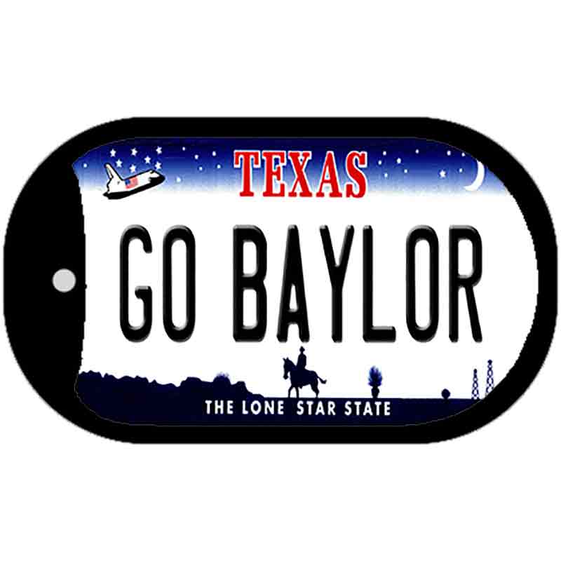 Go Baylor Novelty Metal Dog Tag Necklace DT-13033