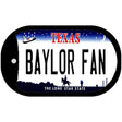 Baylor Fan Novelty Metal Dog Tag Necklace DT-13034