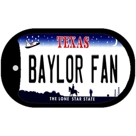 Baylor Fan Novelty Metal Dog Tag Necklace DT-13034