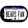 Bears Fan Novelty Metal Dog Tag Necklace DT-13037