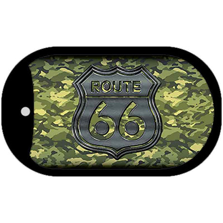 RT 66 Camo Novelty Metal Dog Tag Necklace DT-1303