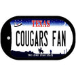 Cougars Fan Novelty Metal Dog Tag Necklace DT-13042