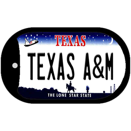 Texas A&M Novelty Metal Dog Tag Necklace DT-13043