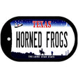 Horned Frogs Novelty Metal Dog Tag Necklace DT-13052