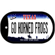 Go Horned Frogs Novelty Metal Dog Tag Necklace DT-13053