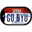 Go BYU Novelty Metal Dog Tag Necklace DT-13066