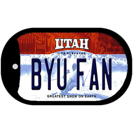 BYU Fan Novelty Metal Dog Tag Necklace DT-13067