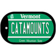 Catamounts Novelty Metal Dog Tag Necklace DT-13076