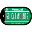 Go Catamounts Novelty Metal Dog Tag Necklace DT-13077