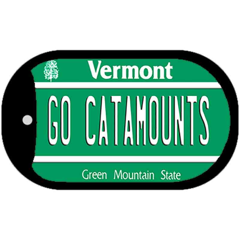 Go Catamounts Novelty Metal Dog Tag Necklace DT-13077