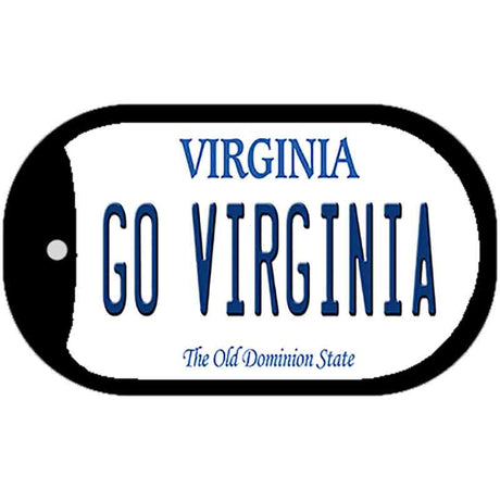 Go Virginia Novelty Metal Dog Tag Necklace DT-13079