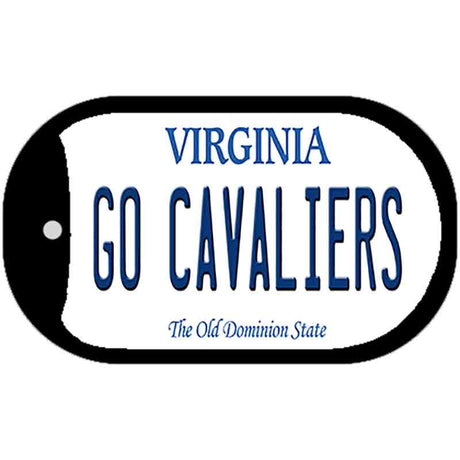 Go Cavaliers Novelty Metal Dog Tag Necklace DT-13082