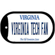 Virginia Tech Fan Novelty Metal Dog Tag Necklace DT-13086