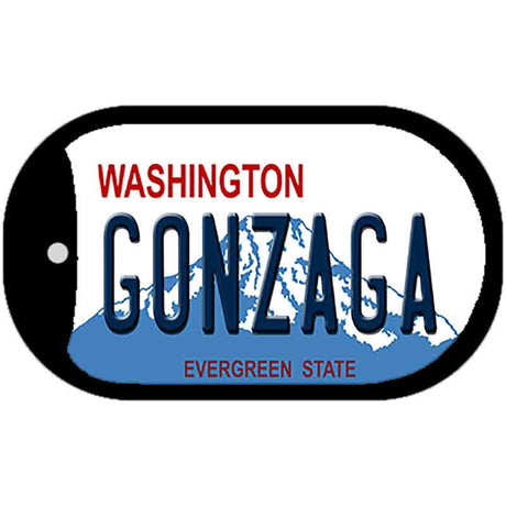 Gonzaga Novelty Metal Dog Tag Necklace DT-13087