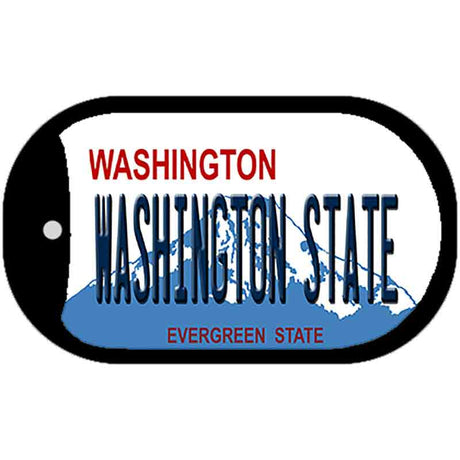 Washington State Novelty Metal Dog Tag Necklace DT-13097