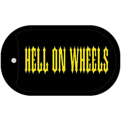 Hell On Wheels Novelty Metal Dog Tag Necklace DT-1310