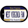 West Virginia Fan Novelty Metal Dog Tag Necklace DT-13111