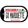Go Marquette Novelty Metal Dog Tag Necklace DT-13115