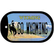 Go Wyoming Novelty Metal Dog Tag Necklace DT-13125