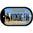 Wyoming Fan Novelty Metal Dog Tag Necklace DT-13126