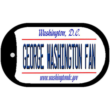 George Washington Fan Novelty Metal Dog Tag Necklace DT-13131