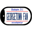 Georgetown Fan Novelty Metal Dog Tag Necklace DT-13137