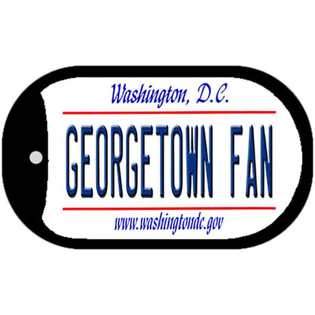 Georgetown Fan Novelty Metal Dog Tag Necklace DT-13137