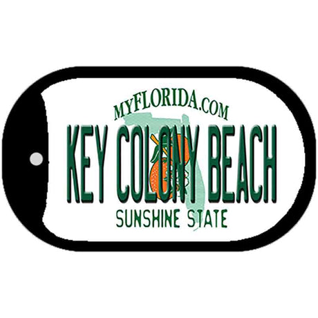 Key Colony Beach Florida Novelty Metal Dog Tag Necklace DT-13143