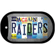 Raiders Strip Art Novelty Metal Dog Tag Necklace DT-13154