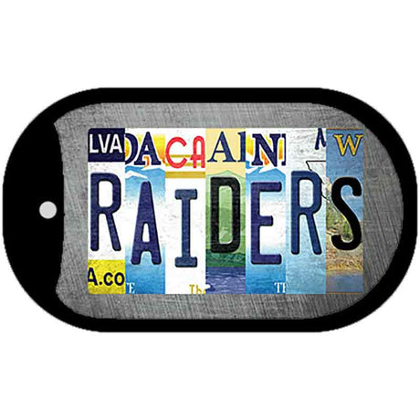 Raiders Strip Art Novelty Metal Dog Tag Necklace DT-13154