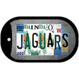 Jaguars Strip Art Novelty Metal Dog Tag Necklace DT-13160