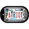 Patriots Strip Art Novelty Metal Dog Tag Necklace DT-13166