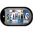 Seahawks Strip Art Novelty Metal Dog Tag Necklace DT-13176