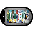 Diamondbacks Strip Art Novelty Metal Dog Tag Necklace DT-13183