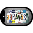 Braves Strip Art Novelty Metal Dog Tag Necklace DT-13184