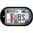 Cubs Strip Art Novelty Metal Dog Tag Necklace DT-13187