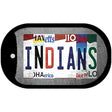 Indians Strip Art Novelty Metal Dog Tag Necklace DT-13190