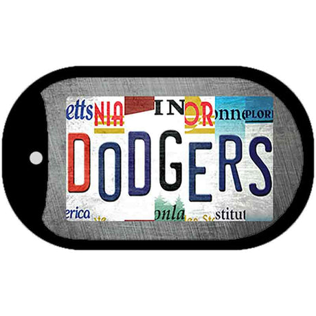 Dodgers Strip Art Novelty Metal Dog Tag Necklace DT-13196