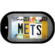 Mets Strip Art Novelty Metal Dog Tag Necklace DT-13199