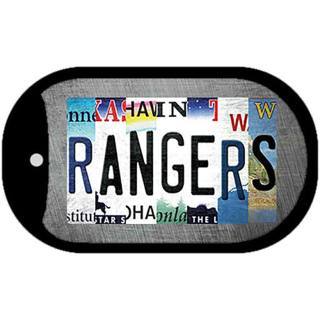 Rangers Strip Art Novelty Metal Dog Tag Necklace DT-13207