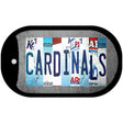 Cardinals Strip Art Novelty Metal Dog Tag Necklace DT-13210